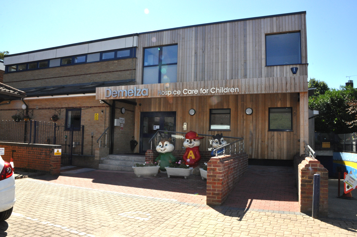 The front of Demelza's South East London hospice.