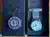 Nurse's badge and watch