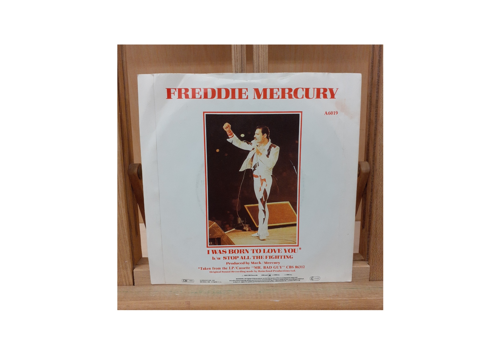 Freddie Mercury I Was Born To Love You Rear View 7" Single