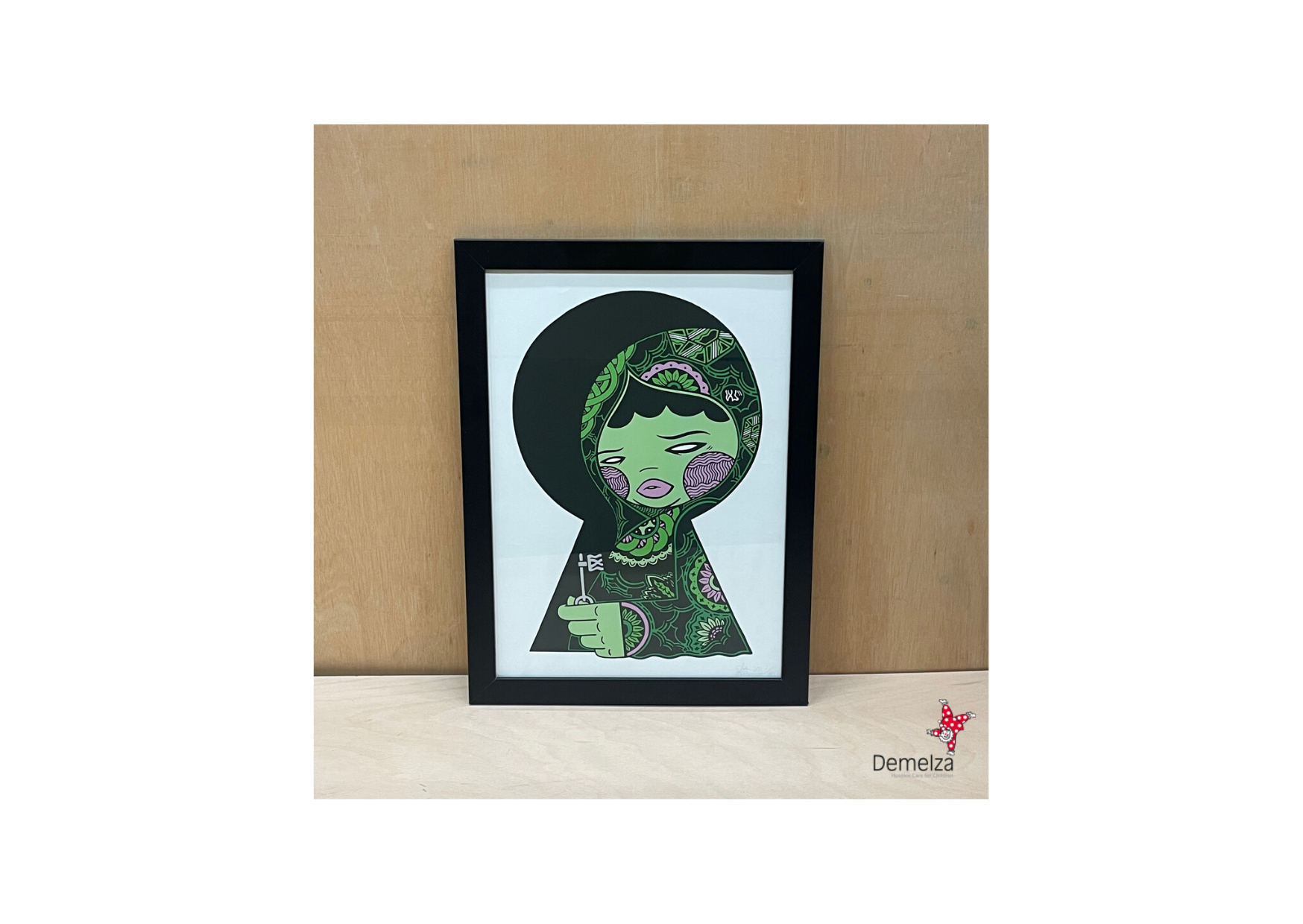 Richt 'Keyhole' Giclee Editioned Print with Frame