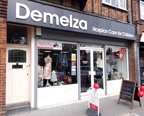 The exterior of Demelza's Petts Wood shop.