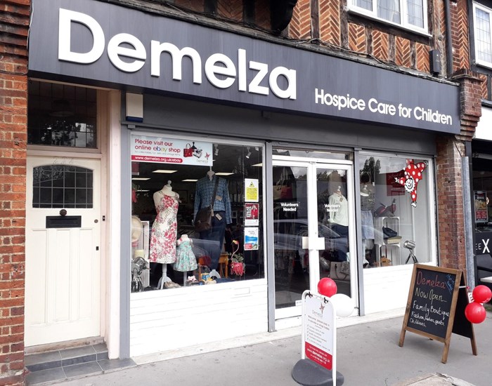 The exterior of Demelza's Petts Wood shop.