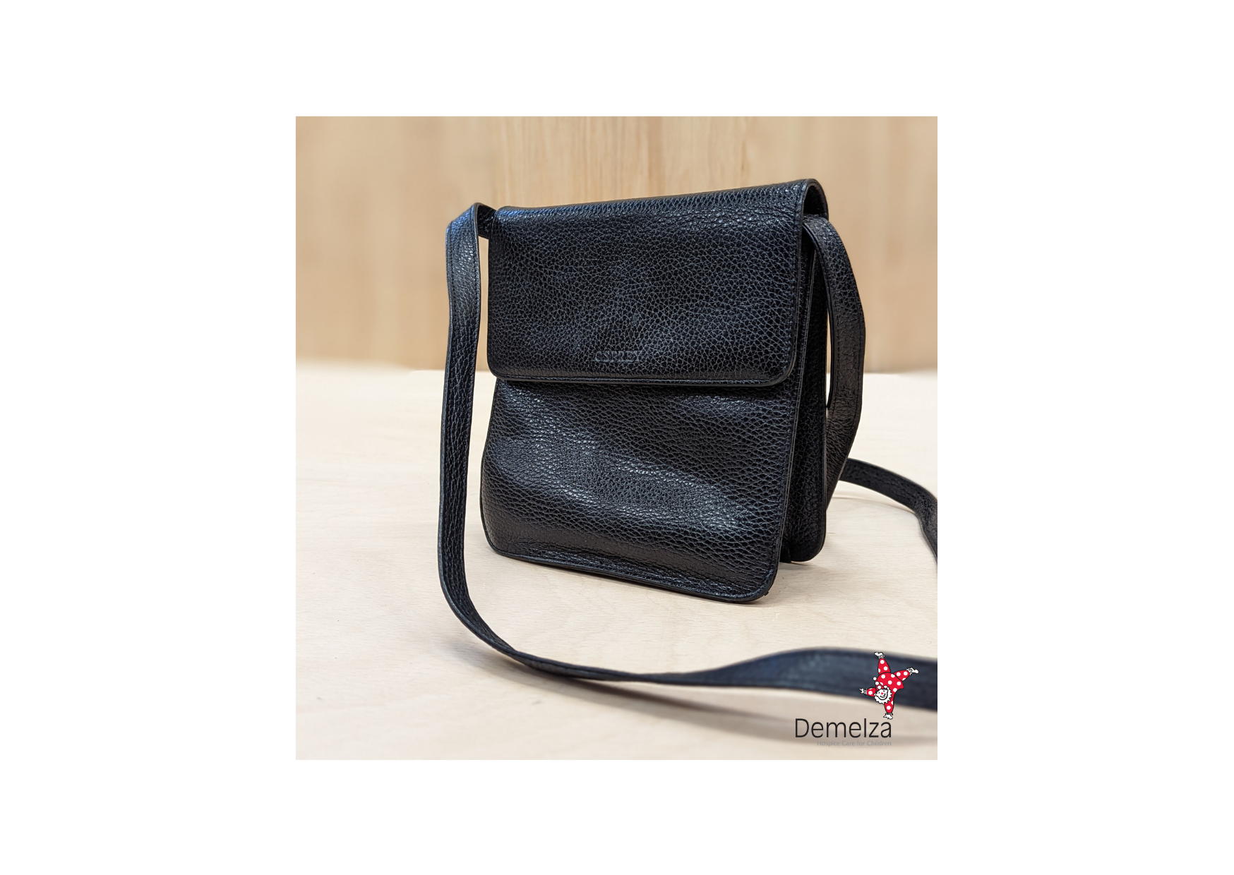 Black Vintage Osprey Leather Handbag