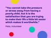 Image depicting a quote from Demelza volunteer Peta on how satisfying it is to give back
