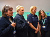 Demelza nurses at East Sussex looking at a screen