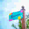 Demelza Flag On HMS Demelza 