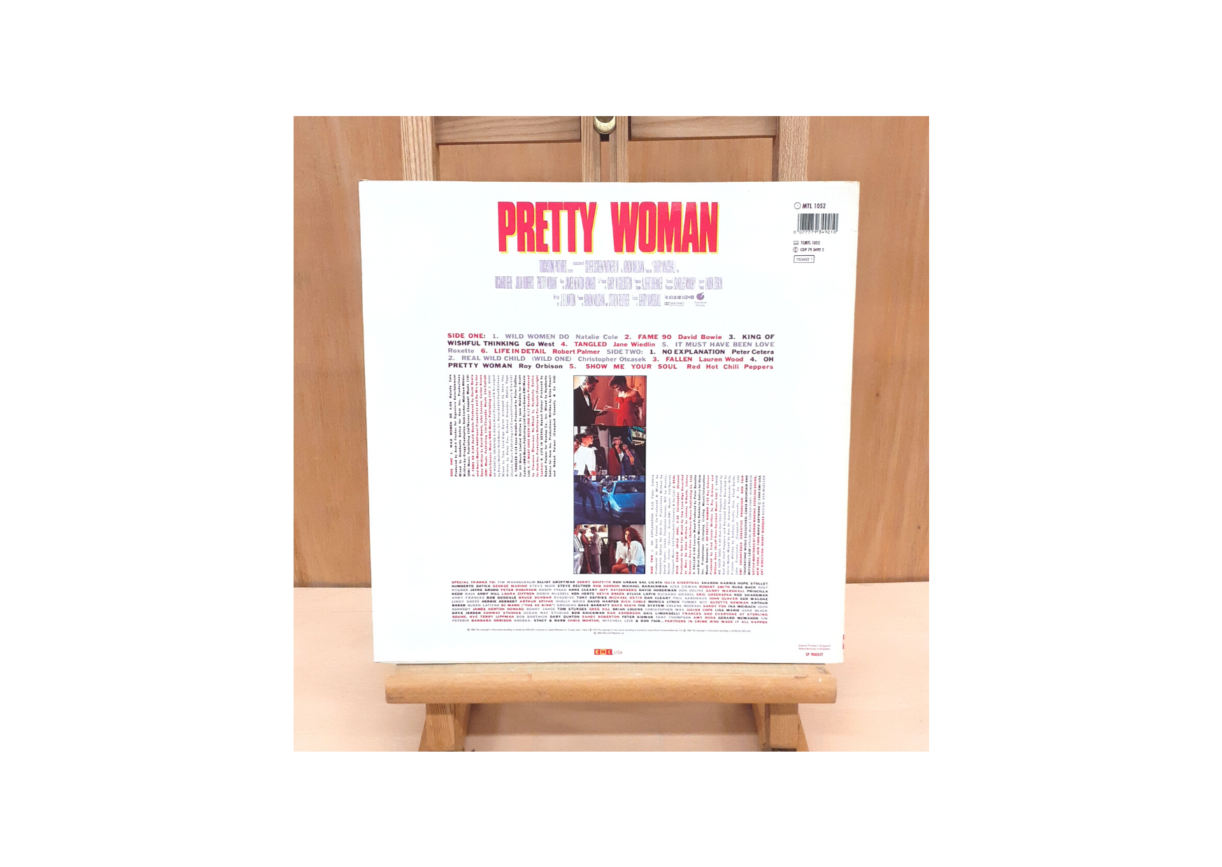 Pretty Woman - Original Soundtrack Vinyl Album Rear View