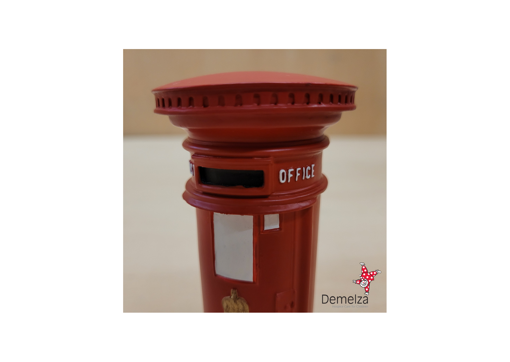 Dolls House 1:12 Scale Post Box Close Up Top View