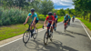 Brussels to Demelza cyclists in Belgium