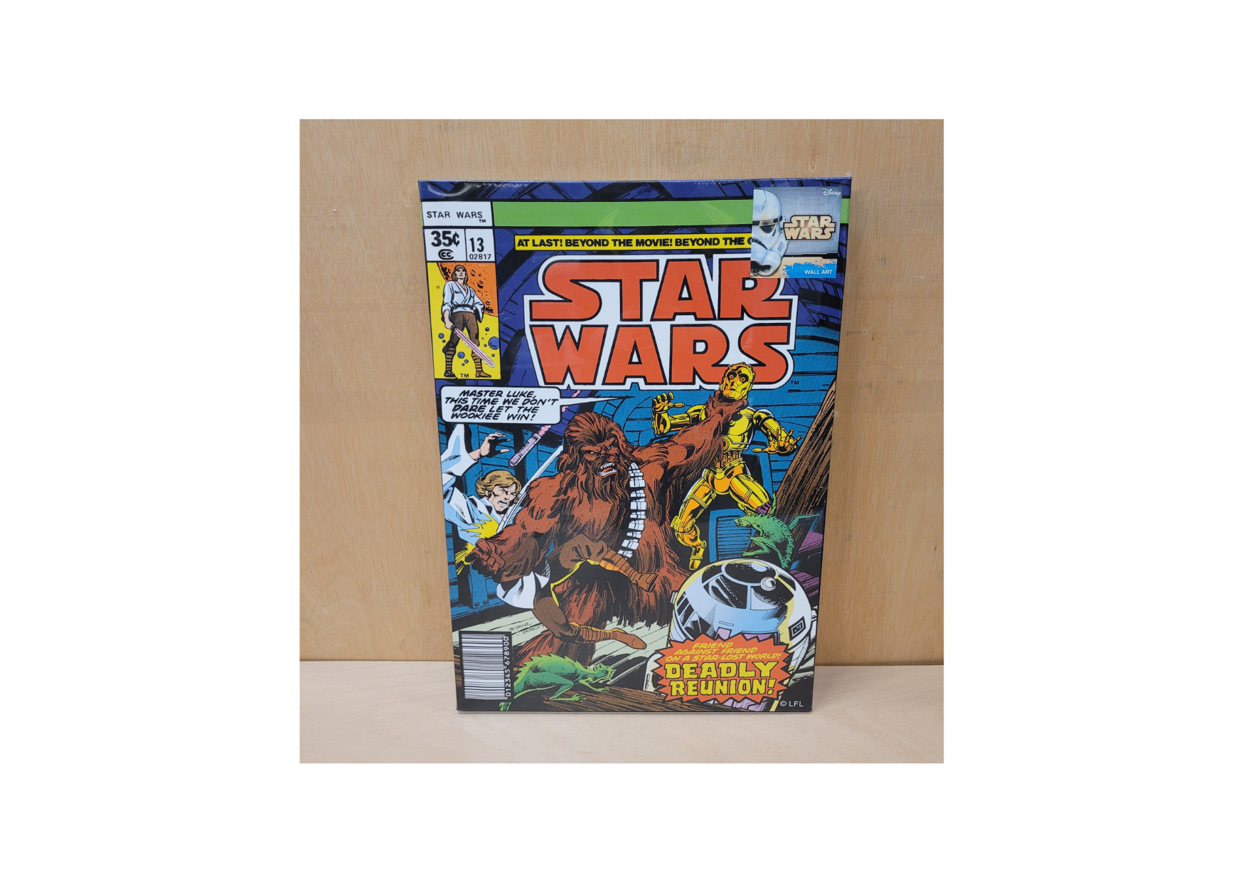 Star Wars Comic Book Canvas Front View