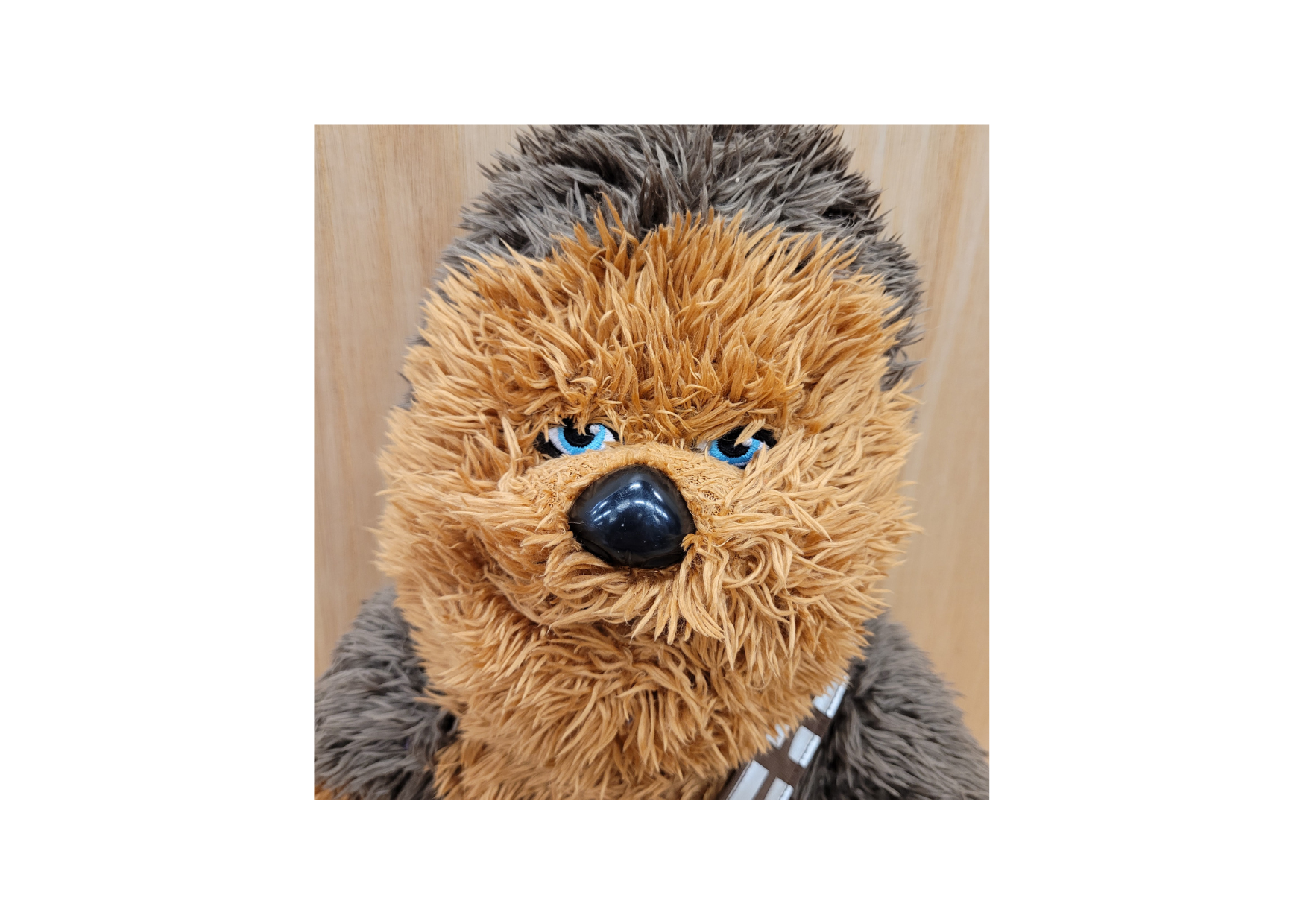 Star Wars Chewbacca Plush Close Up Face View