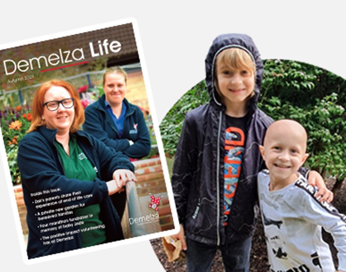 The front cover of Demelza Life autumn 2021 edition.