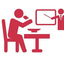 Lunch and learn icon