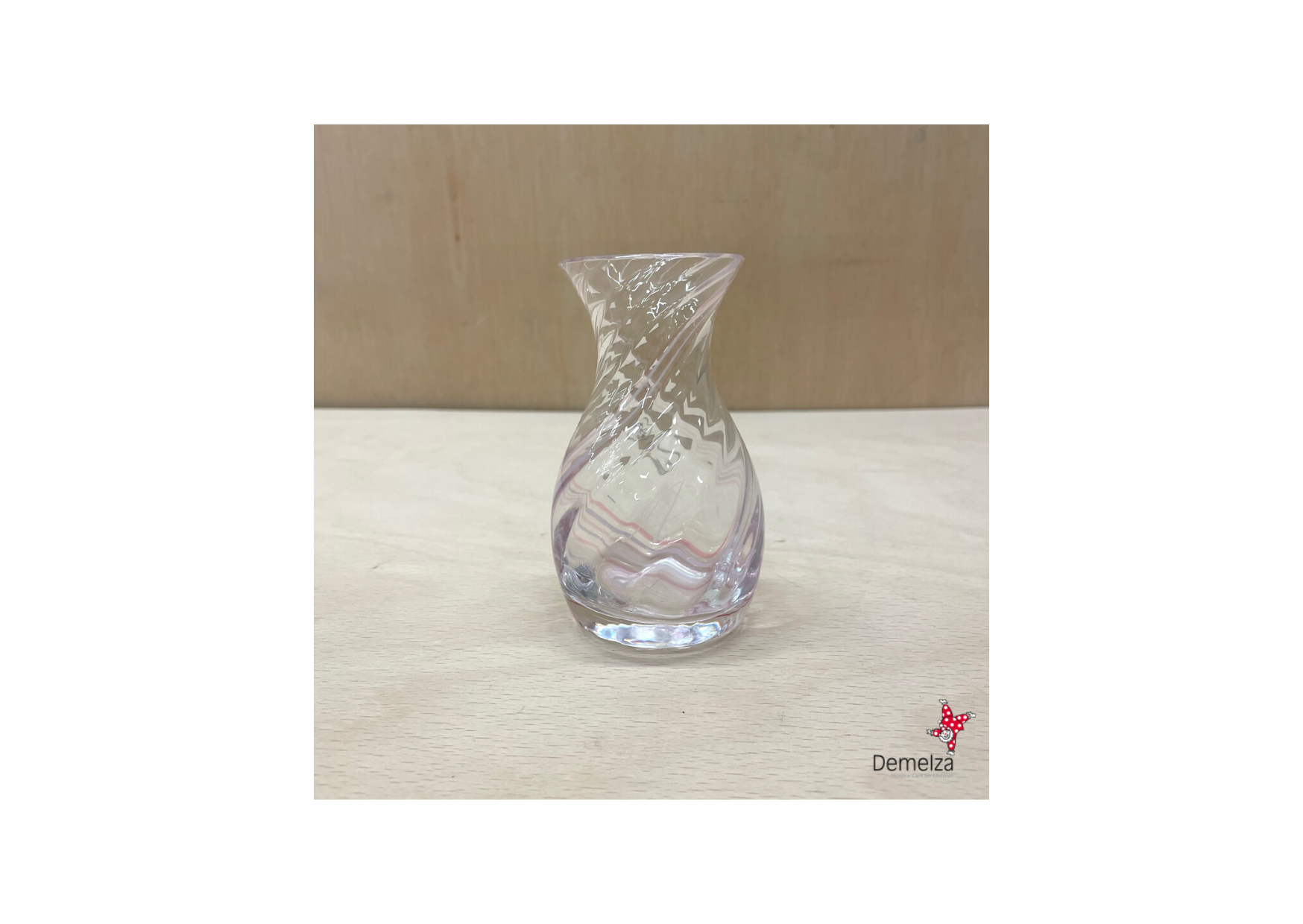 Vintage Caithness Glass Pink Bud Vase