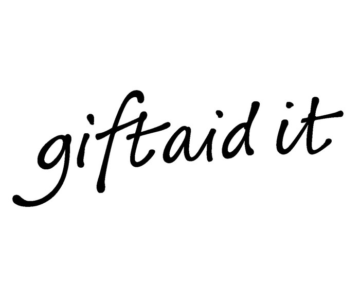 Gift Aid logo.