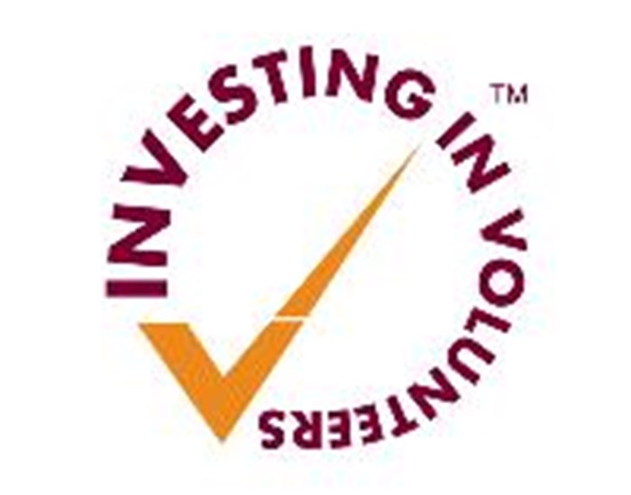 Investing in Volunteers logo.
