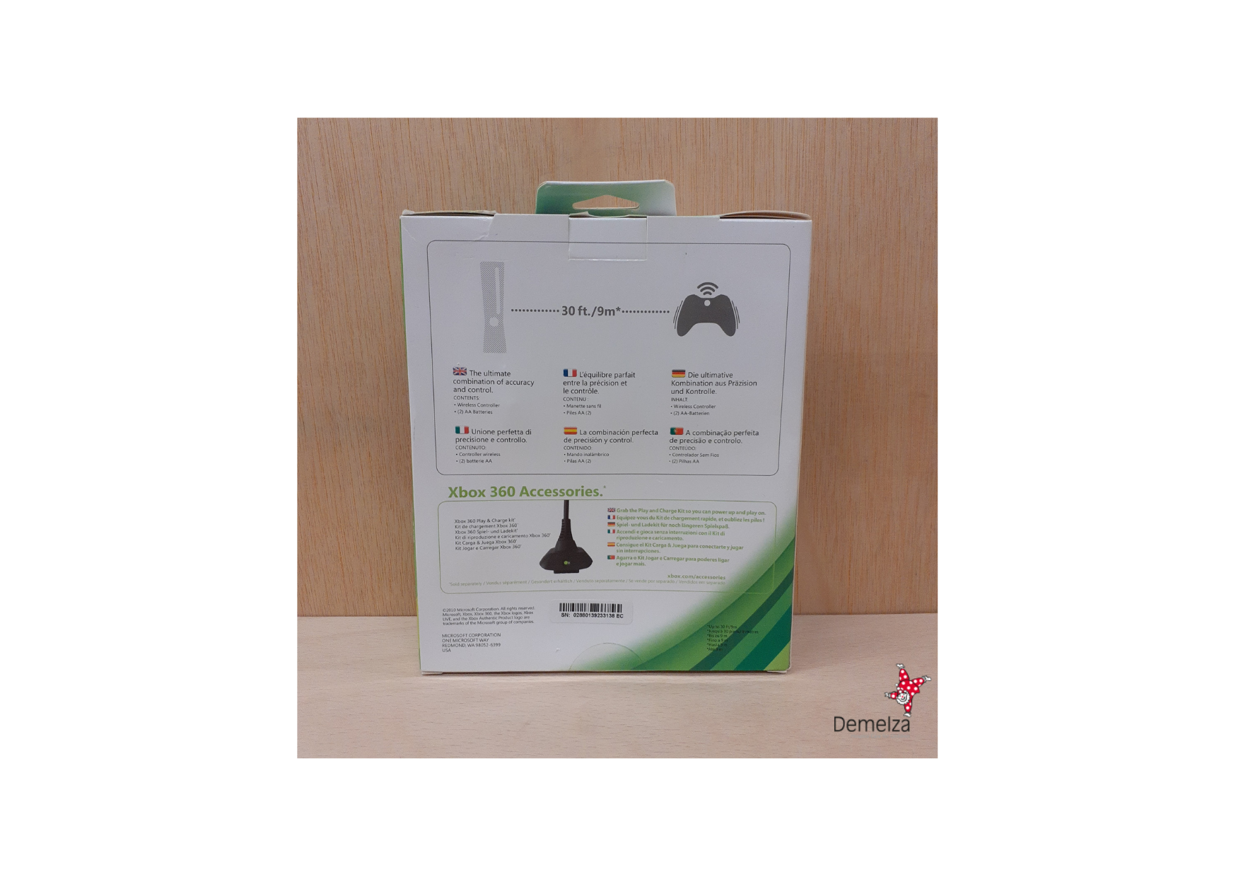 Xbox 360 Wireless Controller Boxed Black