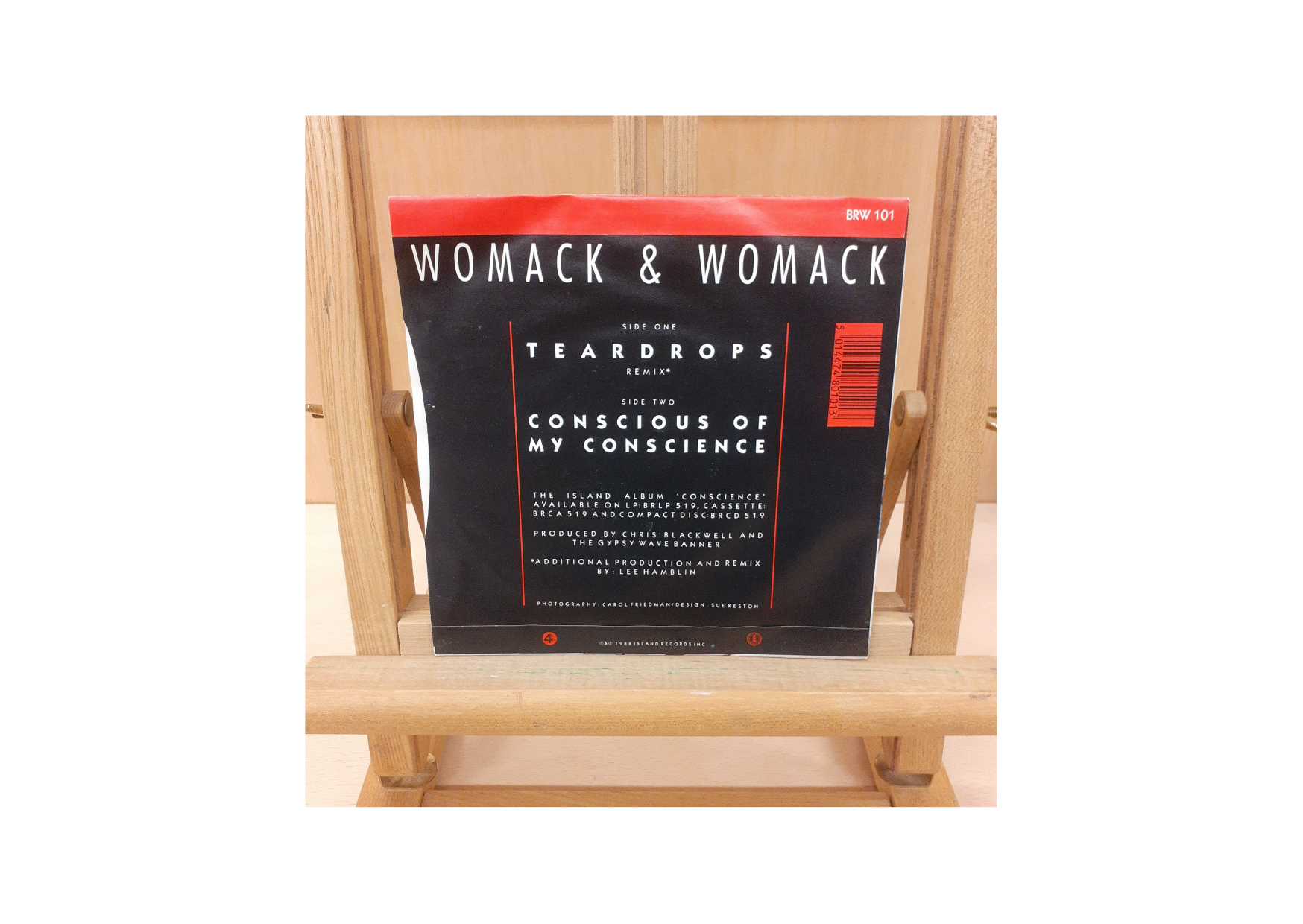 Womack & Womack Teardrops Rear View 7" Single