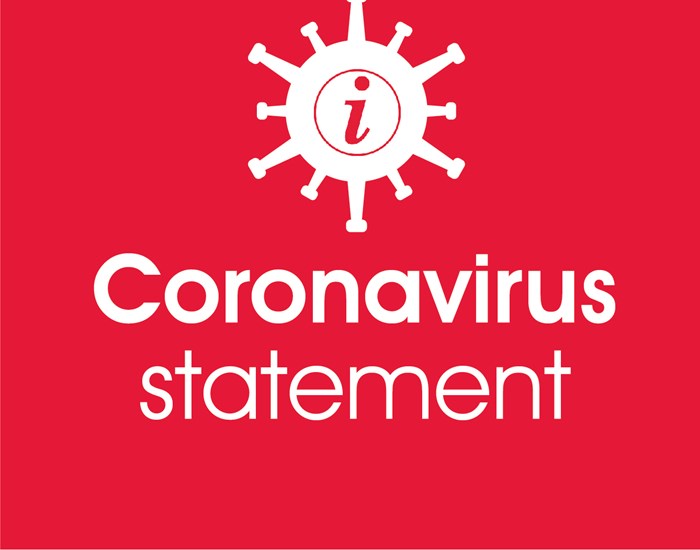 Coronavirus statement icon