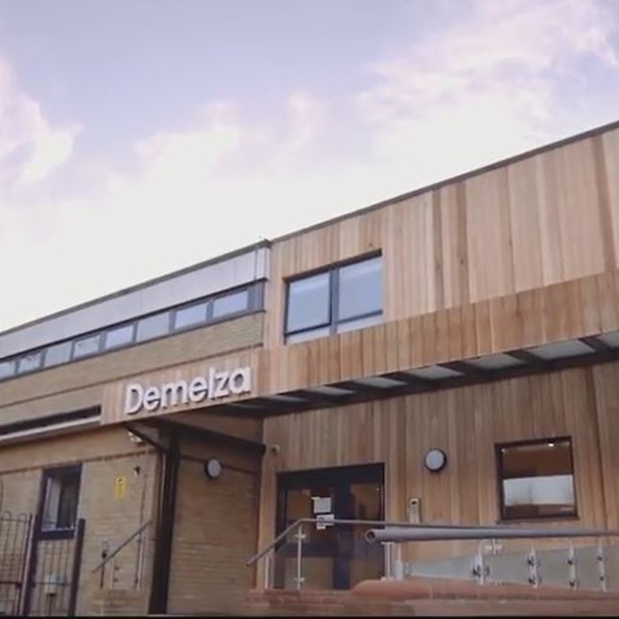 The front of Demelza's South East London hospice.