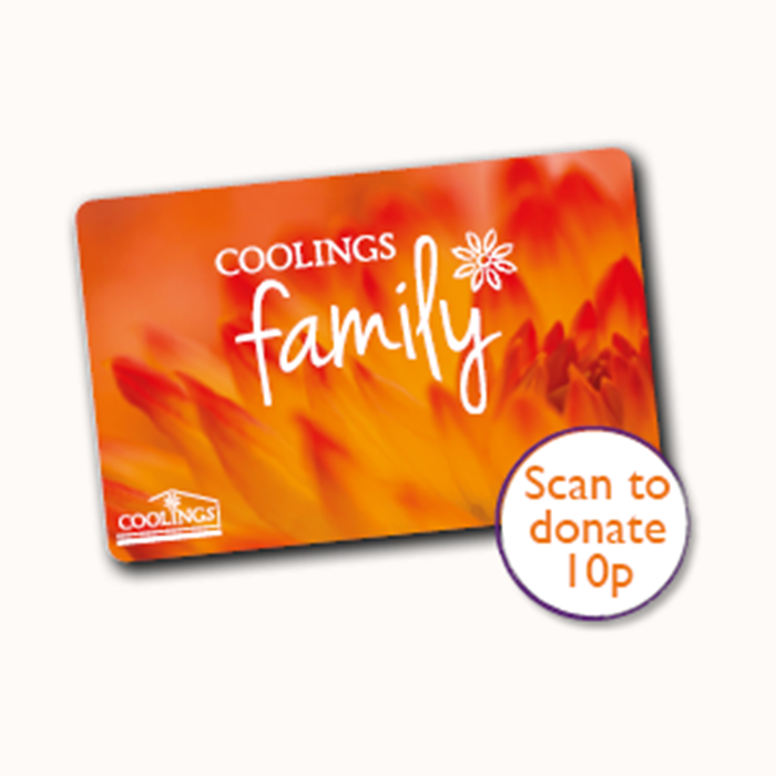 Scan Your Coolings Family Card To Donate 10P To Charity