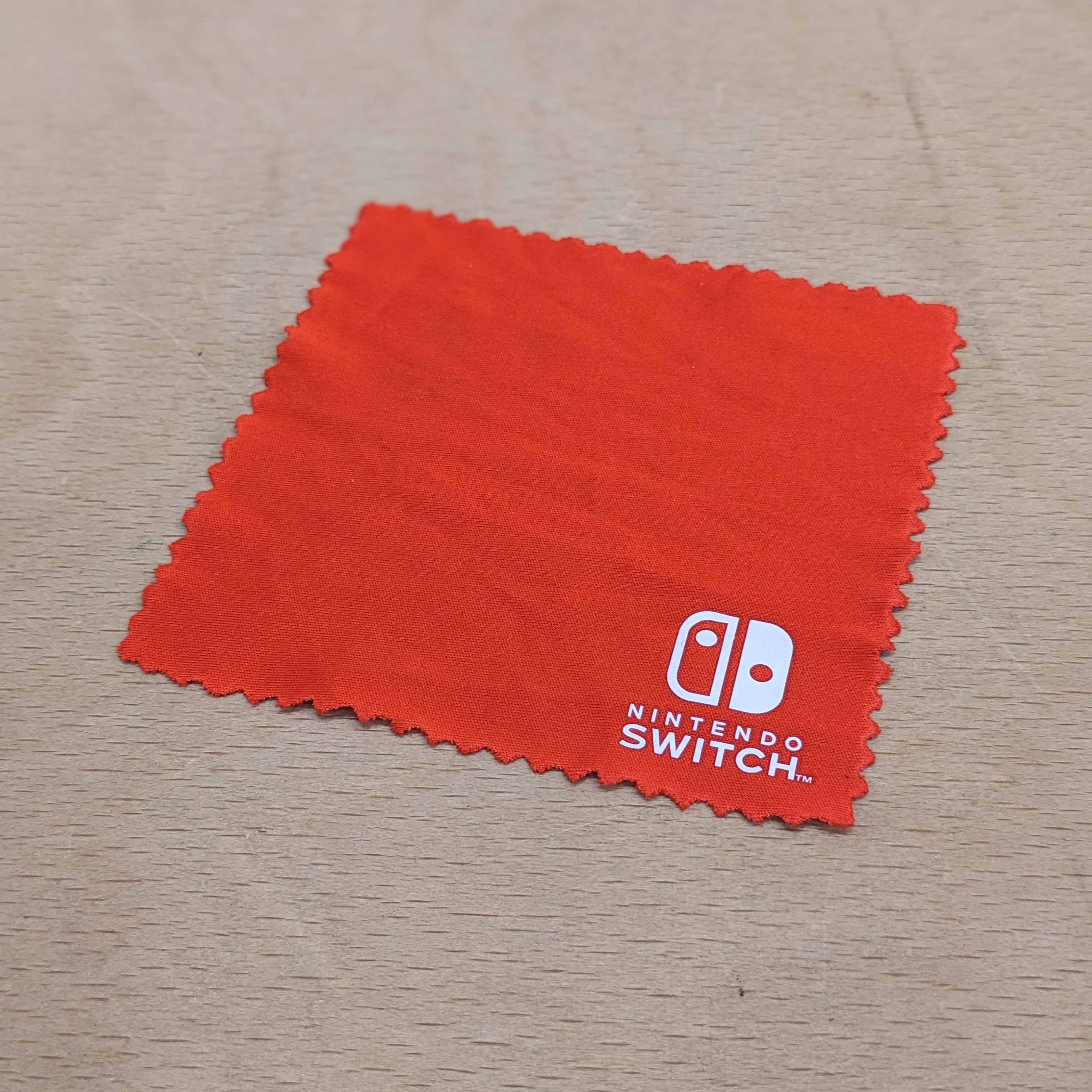 Nintendo switch cleaning screen cloth Red white logo