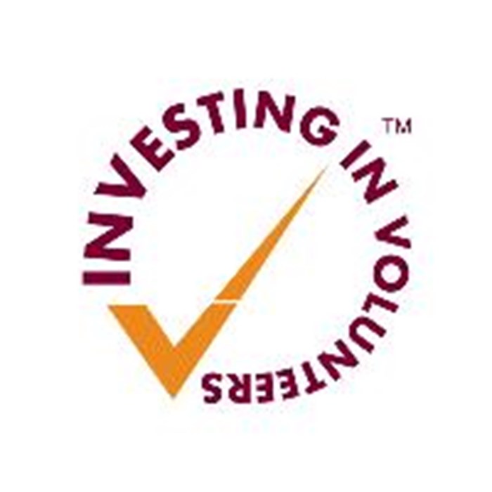 Investing in Volunteers logo.